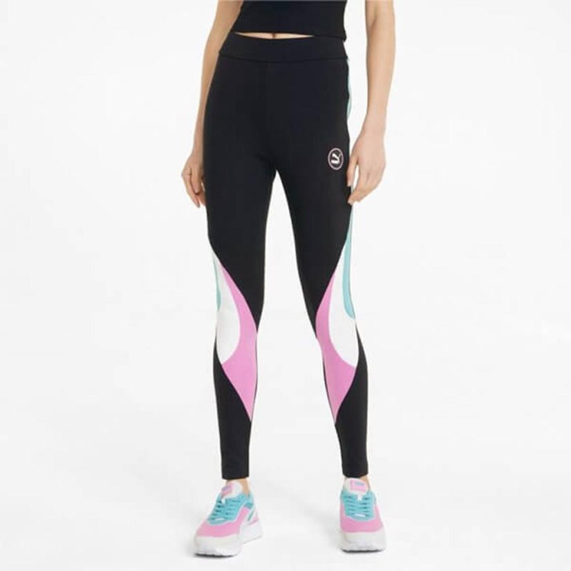 Női leggings Puma SWxP Women’s Leggings - Szín: Fekete, Méret: M