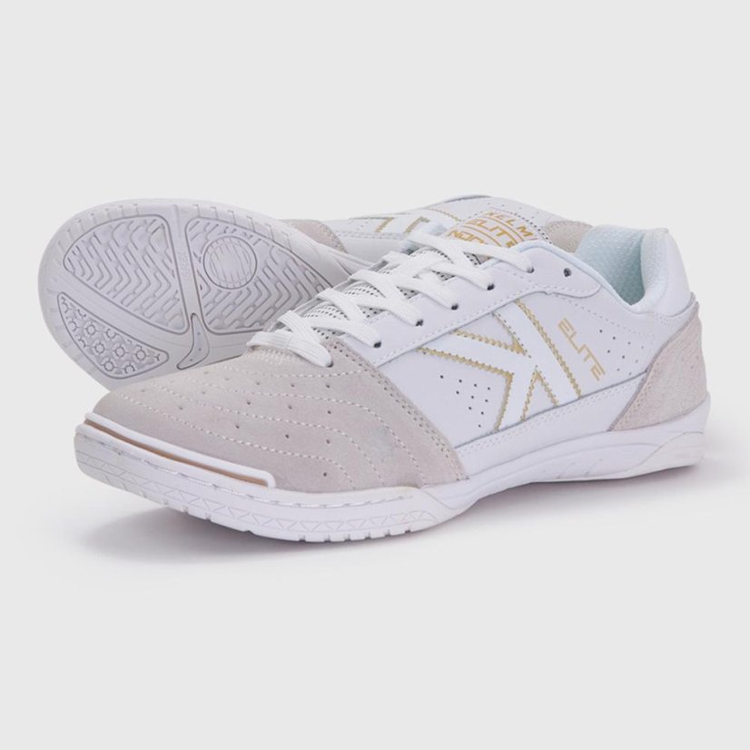 Sálová obuv Kelme Elite - Barva: Bílá, Velikost: 41