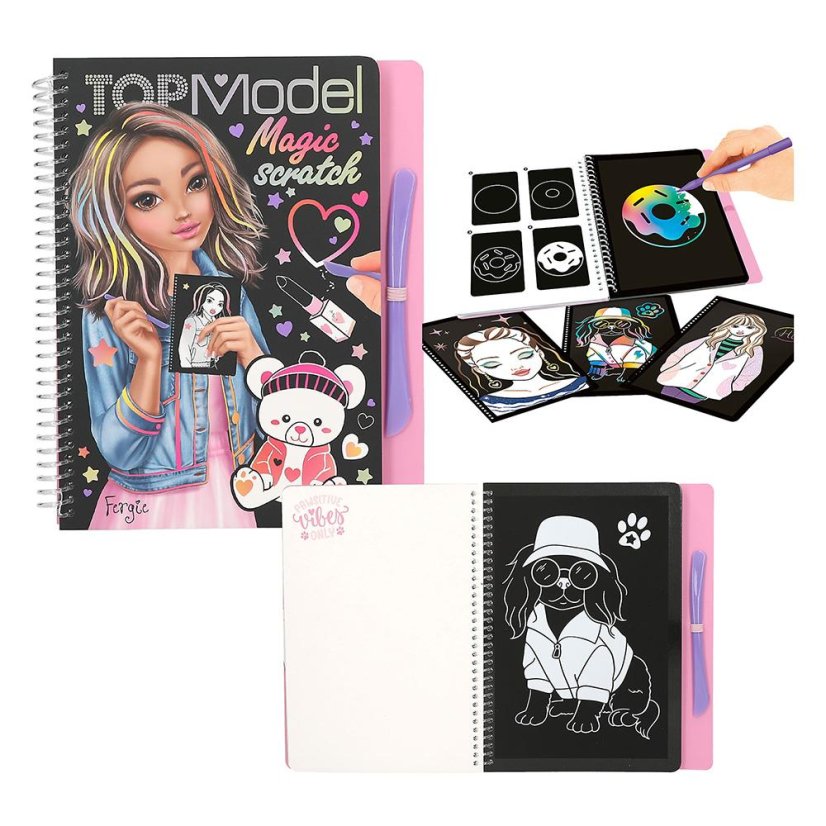 Top Model Magic Scratch scratch pictures, Fergie