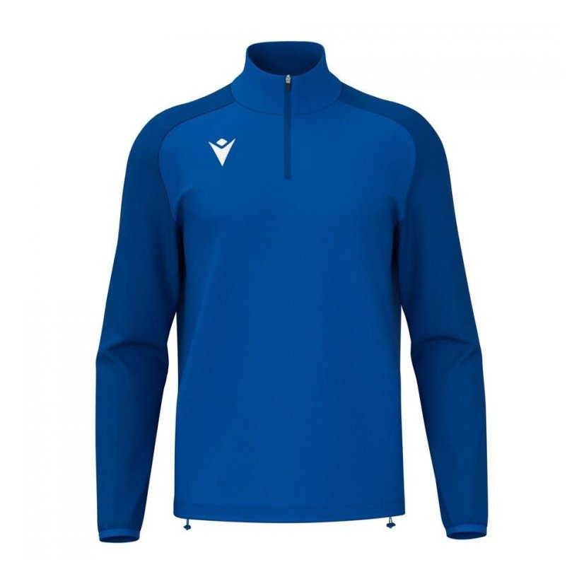 Top Macron Isen 1/4 Zip - Farbe: Königsblau, Größe: 3XS