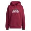 Dámská mikina Adidas W Brand G HDY - Farbe: Weinrot, Größe: M