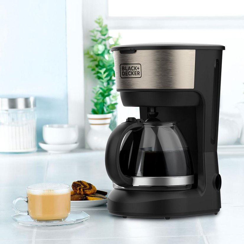 Překapávací kávovar Black+Decker BXCO600E černý nerez