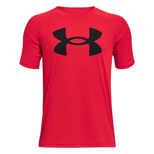Chłopięca koszulka Under Armour UA Tech Big Logo SS - Kolor: Szary, Rozmiar: 149-160