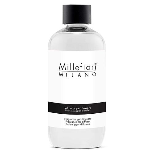 Millefiori Milano diffúzor töltelék, White Paper Flowers, 250 ml