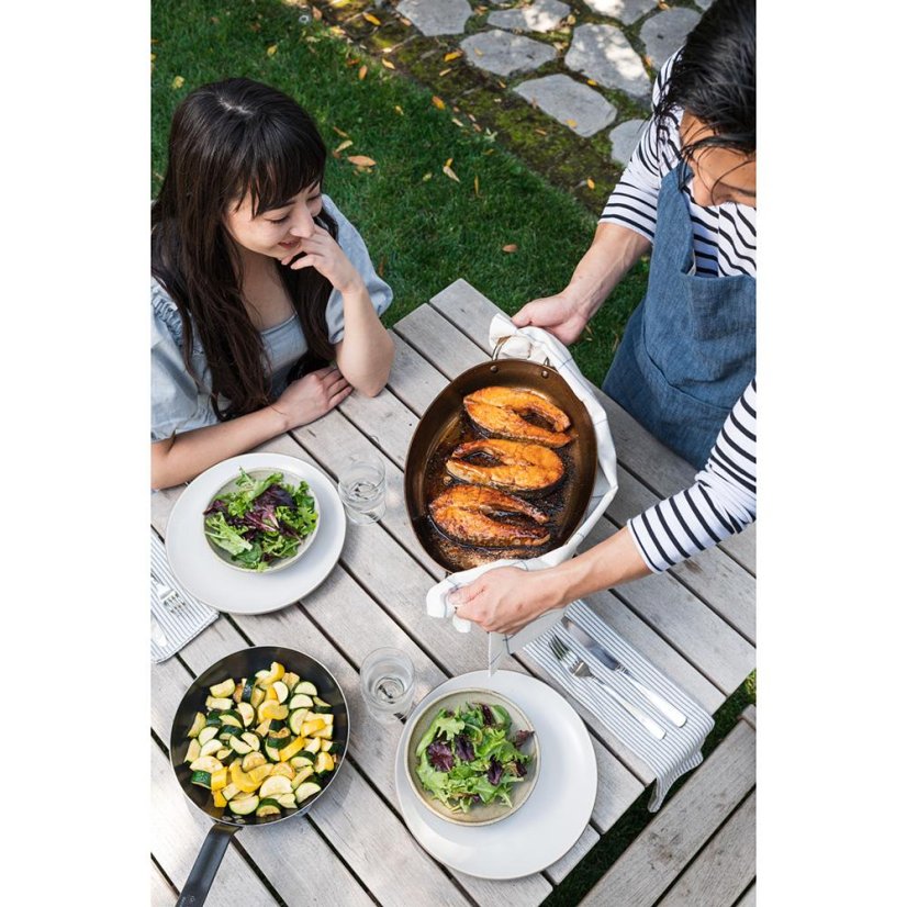 De Buyer MINERAL B 5651.36 oval steel pan, 36 cm