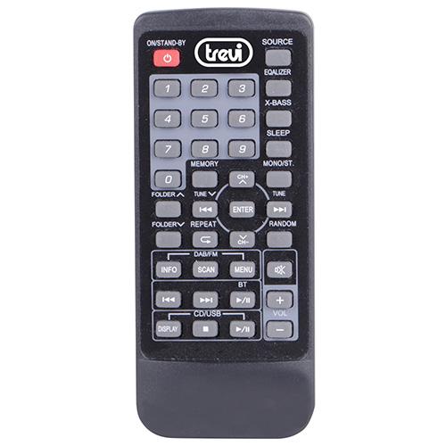 Trevi HCX 10D8 DAB/BK black micro system