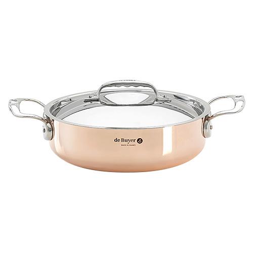 Alacsony fedeles edény de Buyer Prima Matera 6241.24, 24 cm