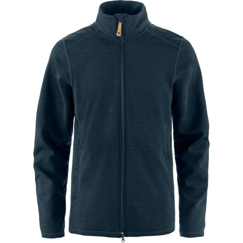 Pánská mikina Fjällräven Keb Fleece M - Farba: Čierna, Veľkosť: L