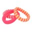 Set of three wide Top Model hair ties, neon pink shades