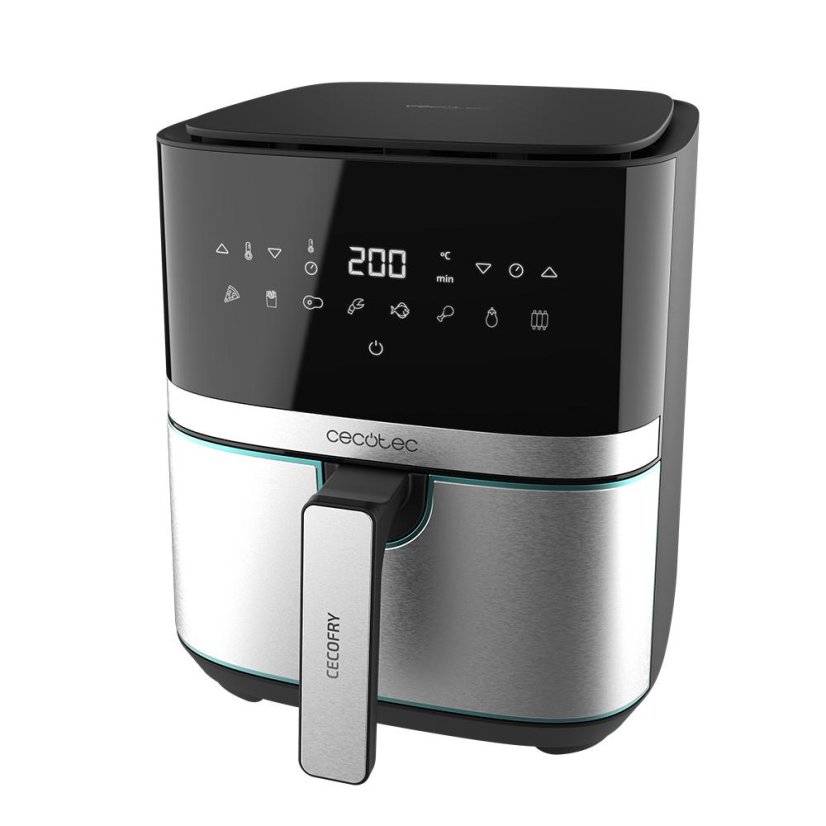 Heißluftfritteuse Cecotec CecoFry 3317 schwarz-silber