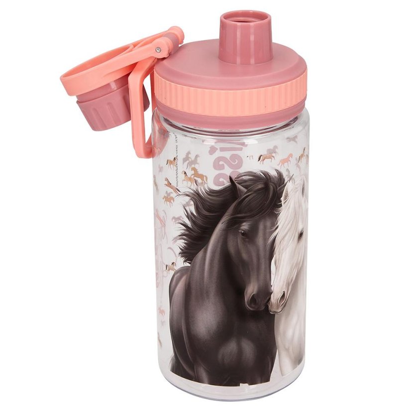 Miss Melody Water Bottle with Handle, Pair of Horses