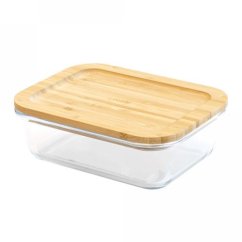 Pebbly PKV-008 glass food container, 650 ml