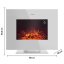 Elektrischer Kamin Cecotec ReadyWarm 2700 Design Flames White 5832 weiß