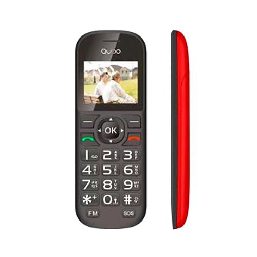 QUBO D-1803 mobile phone, black and red QUBO D-1803 mobile phone, black and red