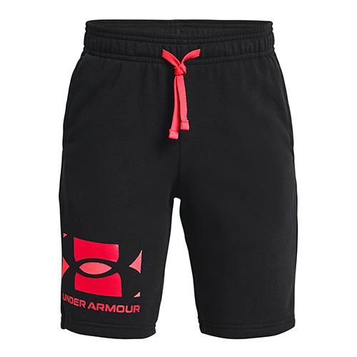 Under Armour Rival Terry BL Kids' Shorts - Color: Black, Size: L