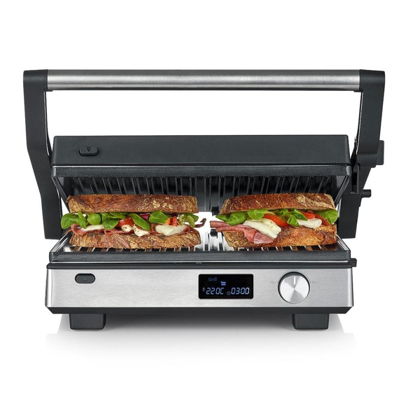 Grill kontaktowy Severin KG 2380 stal nierdzewna/czarno-srebrny
