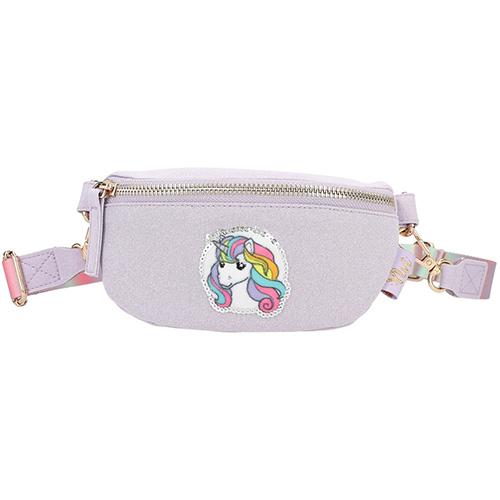 Crossbag with Ylvi unicorn motif, rainbow strap