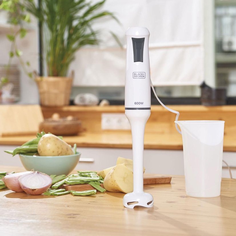 Blender ręczny Black+Decker BXHB600E biały