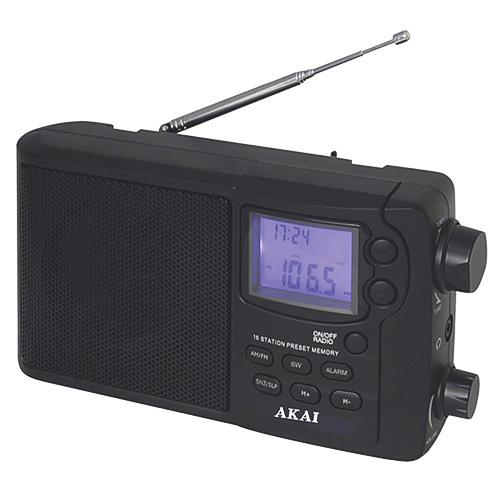 AKAI APR-2418 rádió, fekete