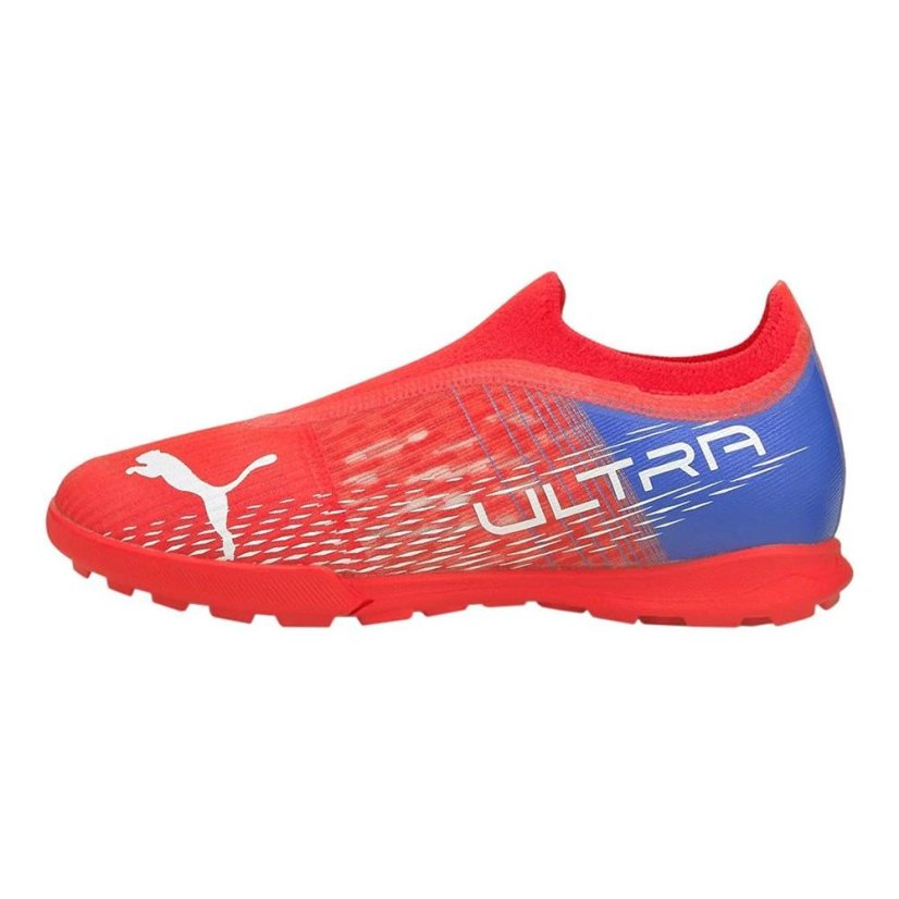 Kinder-Turfschuhe Puma Ultra 3.3 TT Jr - Farbe: Rot/Blau, Größe: 34