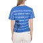 Hurley Ocencare Palm Stripes Women's T-Shirt - Color: Blue, Size: XS