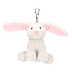 Plüschanhänger Kaninchen Nelly Princess Mimi, grau