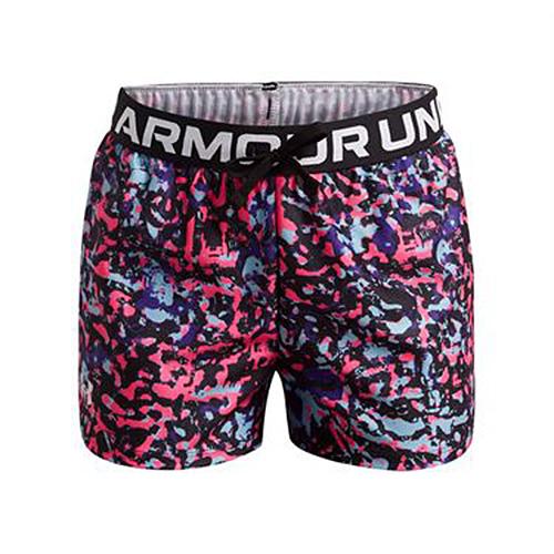 Under Armour Play Up Printed lány rövidnadrág - Szín: Fekete, Méret: L