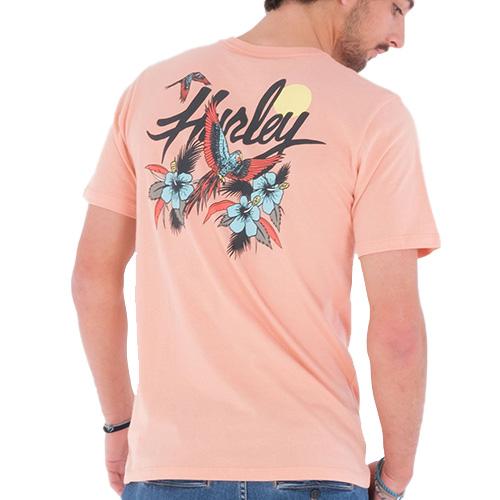 Pánske tričko Hurley Everyday Wash Parrot Bay - Farba: Biela, Veľkosť: S