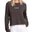 Hurley O & O Smalls Long Women's T-shirt - Color: Brown, Size: L