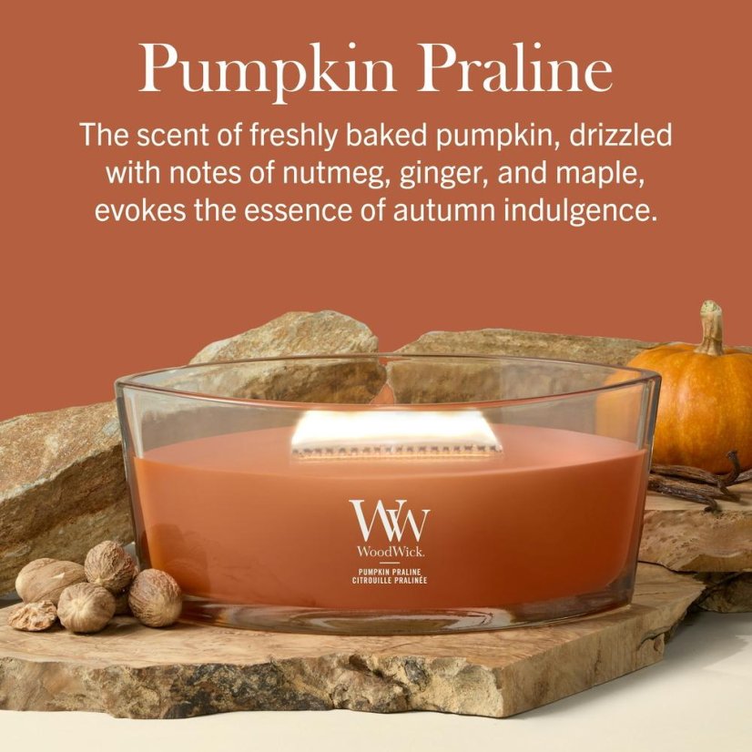 WoodWick Boat Candle, Pumpkin Praline