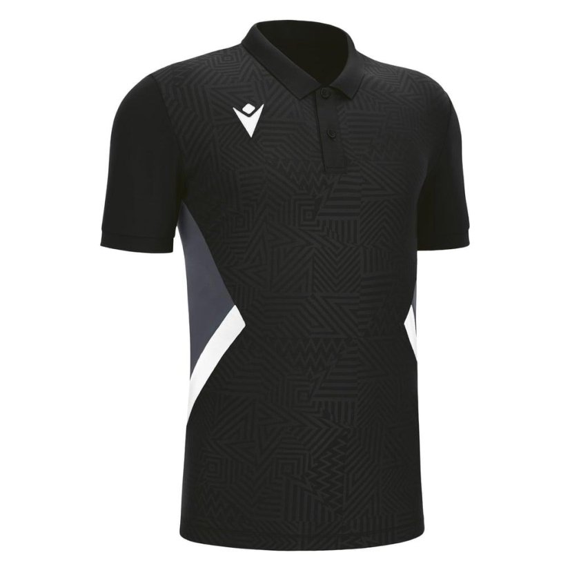 Koszulka polo Macron Rap - Kolor: Żółty/czarny, Rozmiar: XS