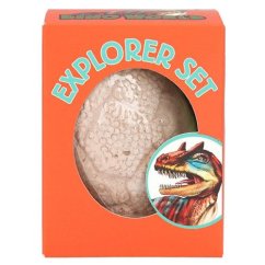 Vejce s dinosaurem Dino World  Explorer Set orange