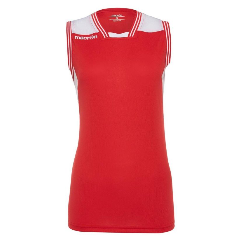 Macron Radon Trikot - Farbe: Rot, Größe: XS