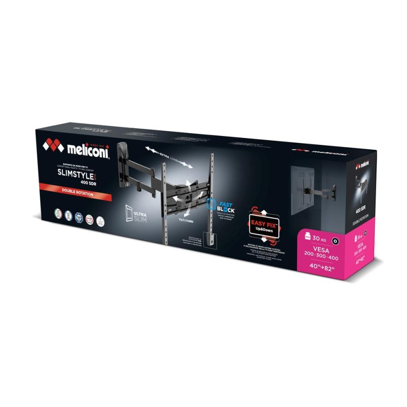 TV držák Meliconi 480994  SlimStyle Plus 400 SDR černý