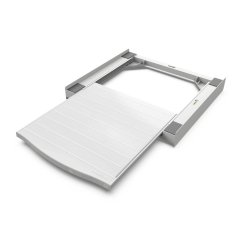 Universeller Zwischenraum zwischen Waschmaschine und Trockner mit ausziehbarem Regal Meliconi Torre Dry 656133 weiß