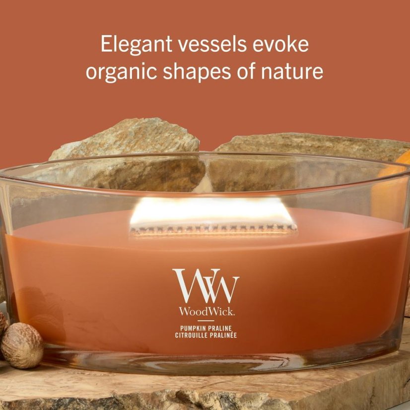 WoodWick Boat Candle, Pumpkin Praline