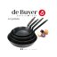 Stahlpfanne de Buyer La Lyonnaise 5020.32, 32 cm
