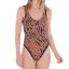 Damen-Badeanzug Hurley Animix Cheeky One - Farbe: Braun, Größe: L