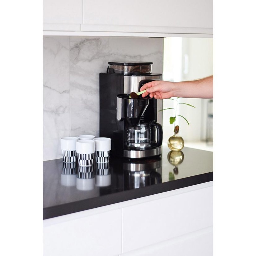 Severin KA 4810 automatic coffee maker with grinder, black