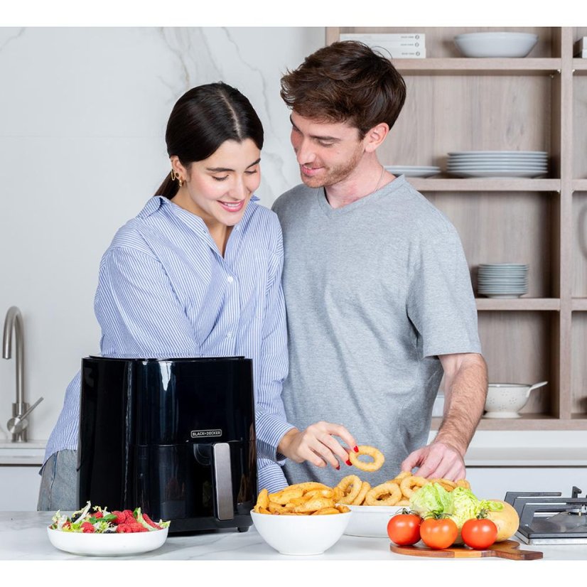 Frytkownica na gorące powietrze Black+Decker BXAF5000E czarna
