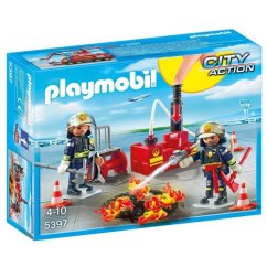 Zásah hasičů s vodní pumpou Playmobil 5397