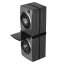 Universeller Zwischenraum zwischen Waschmaschine und Trockner mit ausziehbarem Regal Meliconi Torre Black 656136 schwarz