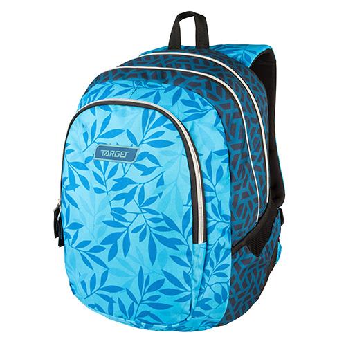 Schülerrucksack Target 3 Zip Duel Ocean Leaves 26295