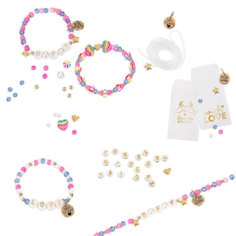 Perlen-Set zur Herstellung von Armbändern Top Model Hyden & Christy