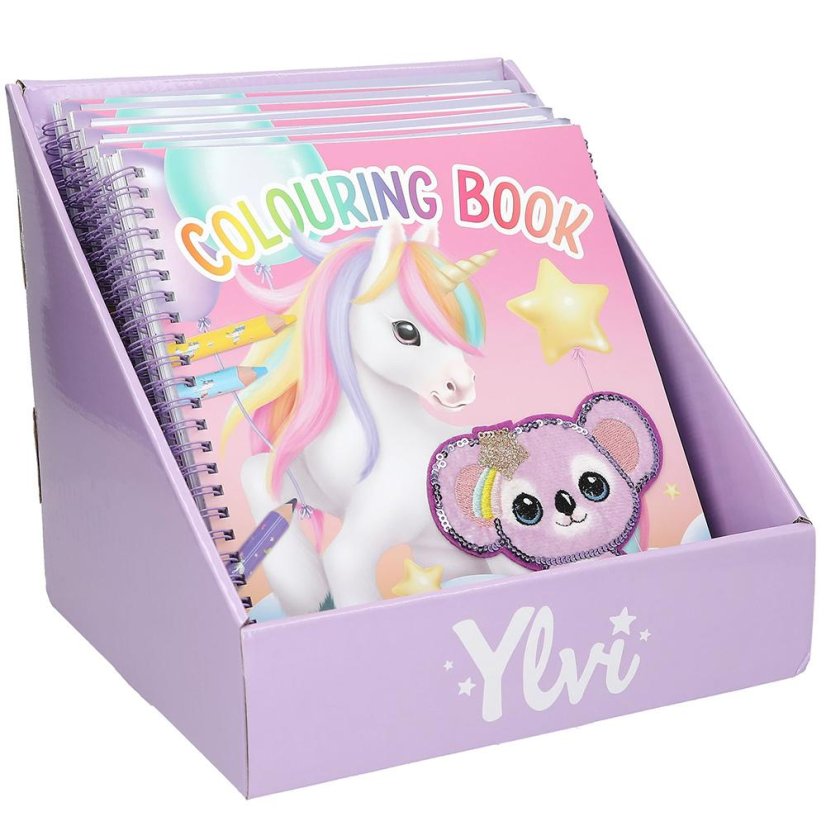 Ylvi coloring books and stickers, Rosy & 3D patch Naya
