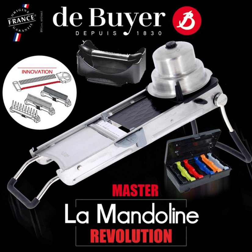 de Buyer REVOLUTION MASTER 2012.41 stainless steel slicer