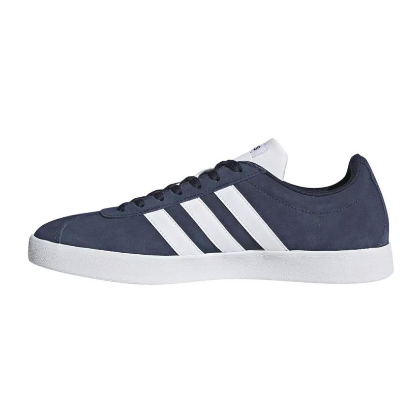 Adidas VL Court 2.0 Men’s Casual Shoes - Color: Blue, Size: 36 2/3