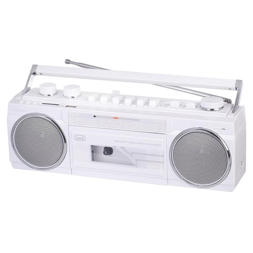 Trevi RR 501BT/WH white radio cassette player