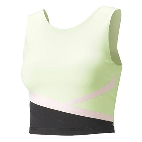 Puma Eversculpt Fitted Tank Damen-Trainings-Tanktop - Farbe: Grün, Größe: XS