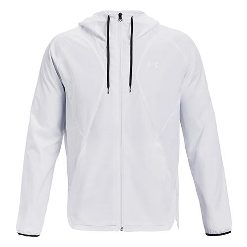 Herrenjacke Under Armour Woven Windbreaker - Farbe: Weiß, Größe: L